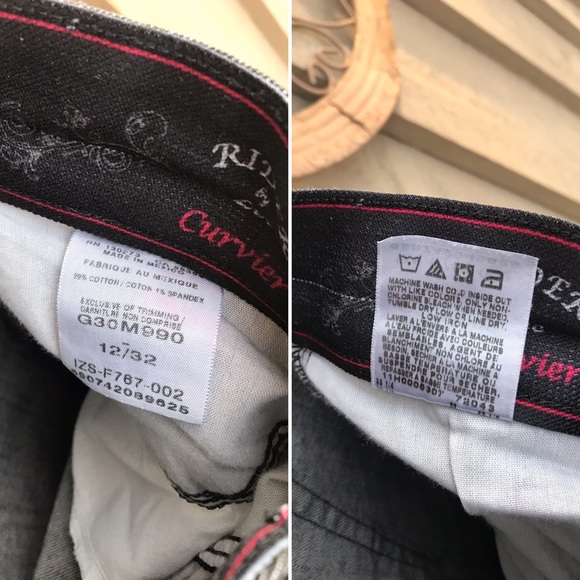 Black Denim, Riders by Lee Curvier - Size 12 / 32 - Picture 7 of 8